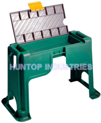 Garden Yard Kneeler Seat with Tool Storage Compartment